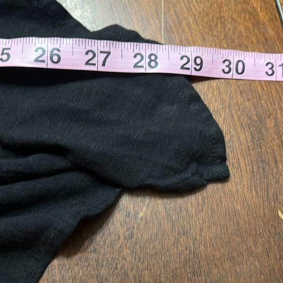 Sanctuary Black Tie Front Crop Top Sz XS EUC - Picture 10 of 10